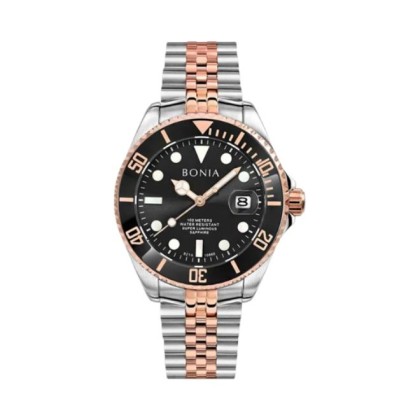 Bonia Contemporary Automatic BNB10666-1633LE Limited Edition 2 Straps Set Men Watch 